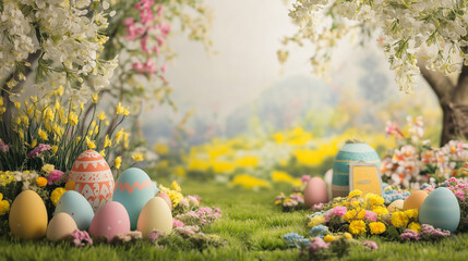 Easter Spring Season Backdrop