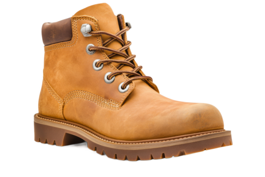 Stylish brown work boots for outdoor adventures