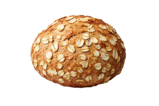 Freshly baked oat bread from a local bakery