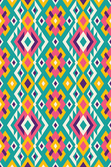 seamless geometric pattern with triangles