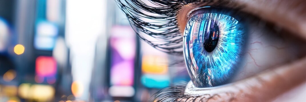 retinal scans in public city street -