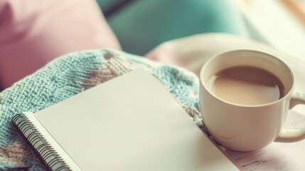 Resignation letter on a desk with a coffee cup and planner. Featuring career transition and clarity