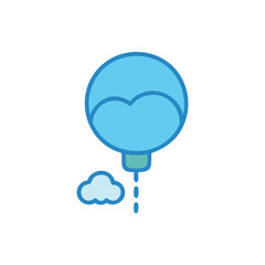  Stylish Weather Balloon Icon for Educational Use