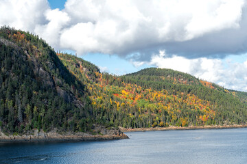 Autumn Landscape in Saguenay, Quebec