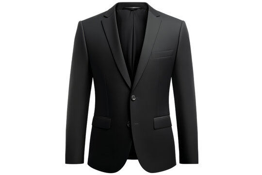 Elegant black blazer suitable for formal occasions