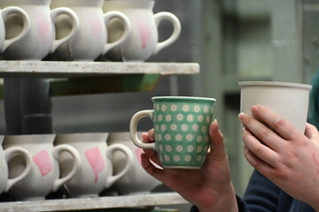 Ceramics Production of tableware from ecological materials