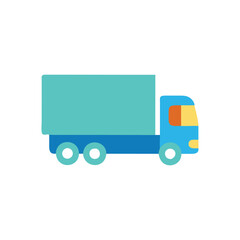  Strong Semi Truck Icon for Heavy Load Transport