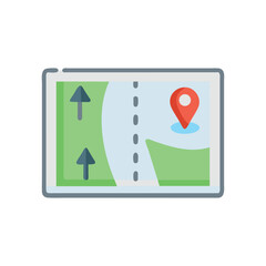  Dynamic Road Map Graphic for Travel and Adventure