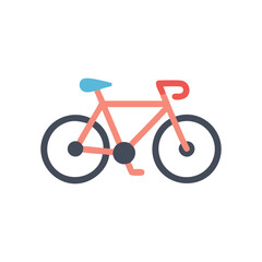 Fototapeta premium Dynamic Road Bike Icon for Cycling Enthusiasts