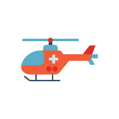  Dynamic Rescue Helicopter Graphic for Safety Campaigns