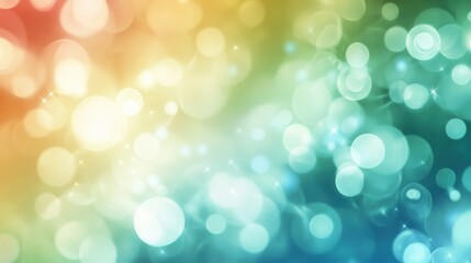 Obraz premium Colorful abstract bokeh light background with sparkles and gradient