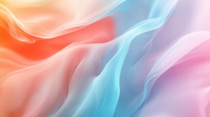 Abstract colorful flowing fabric pattern in pastel shades