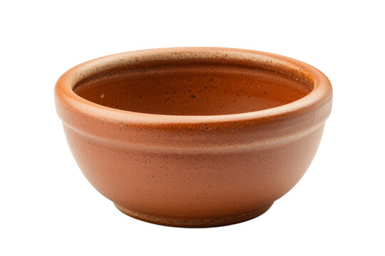 Simple clay bowl suitable for serving food