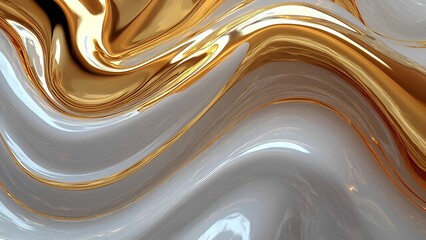 Close-up ultra-detailed texture of liquid chrome with a reflective mirror effect.