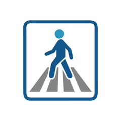  Distinctive Pedestrian Crossing Icon for Branding Use