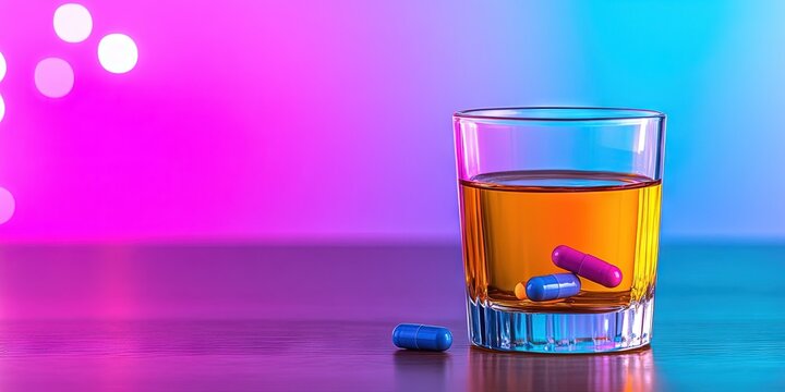 drink with pill in it - spiked drink with a roofie