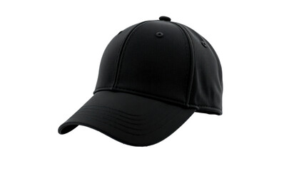 Fototapeta premium black baseball cap: a classic headwear accessory