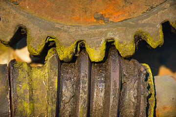 Altes Zahnradgetriebe