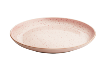 Elegant pink plate perfect for dining occasions
