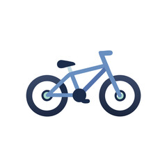 Fototapeta premium Dynamic Mountain Bike Icon for Outdoor Activities