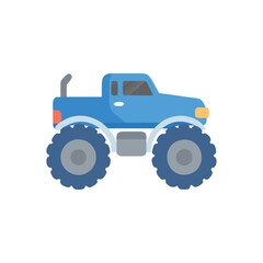  Eye-Catching Monster Truck Icon for Promotional Use