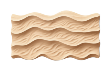 Decorative wave pattern in neutral tones