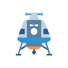 Fototapeta premium Vector Icon of Lunar Module for Missions