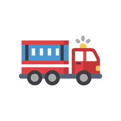  Fire Truck Icon for Emergency Response