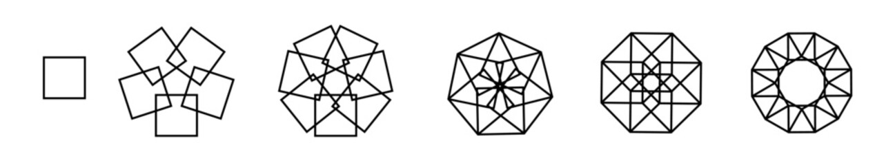 Geometric Transformation: From a Square to a Complex Structure