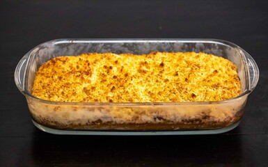 Traditional cuca with farofa. The most traditional Brazilian cuca © Adilson