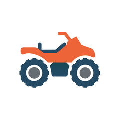  Stylized ATV Icon for Outdoor Activities