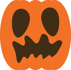 illustration of jack o lantern pumpkin