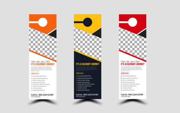 Construction, home renovation, handyman home repair door hanger design bundle or Plumber door hanger template vector layout