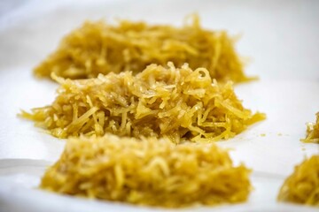 Traditional Brazilian coconut candy prepared using the classic method