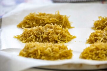 Traditional Brazilian coconut candy prepared using the classic method