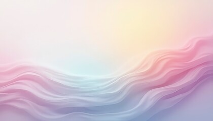 Fototapeta premium Colorful Abstract Wavy Background Design With Soft Hues and Gradients for Creative Projects
