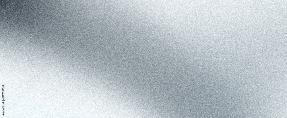 Wall mural light gray grainy background abstract subtle noise texture smooth gradient banner header poster wall