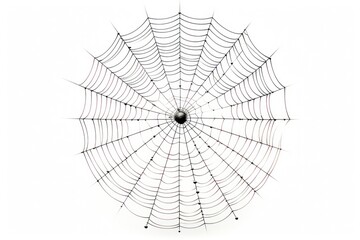 Obraz premium Spider web backgrounds white background concentric.