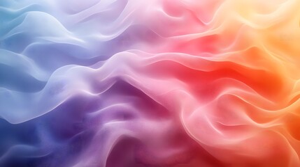 Fototapeta premium A Mesmerizing Fusion of Abstract Colors Creating a Soft Gradient Background for Creative Spaces