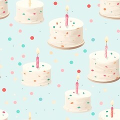 Confetti cake backgrounds dessert pattern.