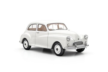 Car vehicle old white background.