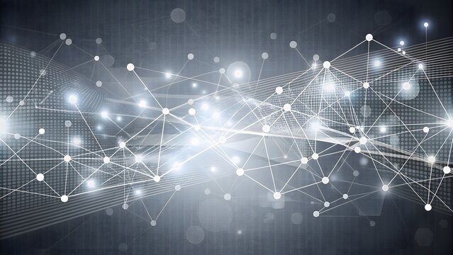 Abstract Network Connection Background