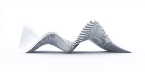 Fototapeta premium 3d icon for graph on a white background
