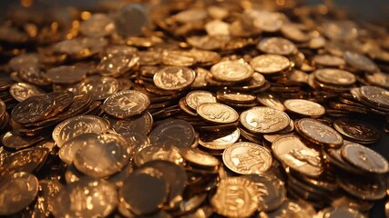 Coins Abundant Wealth and Gold Currency
