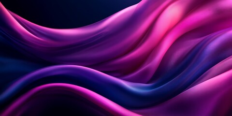 Obraz premium Abstract Flowing Fabric, Vibrant Colors, Dynamic Texture, Design Element