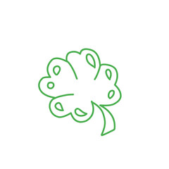 st patrick leaf line doodle