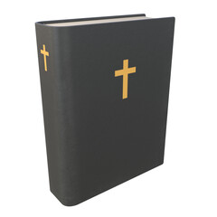 Bible, 3d illustration Isolated on white background