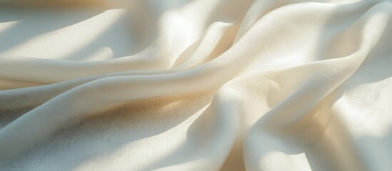 Obraz premium Soft Cream Fabric Drape