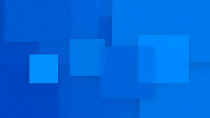 Obraz premium Abstract blue background with geometric squares and digital texture