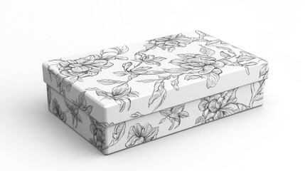 Gift Box Line Art Style: Gift box line art style,